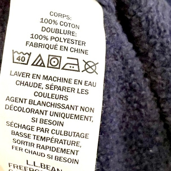 L.L. Bean Green Blue Plaid Hooded Shirt Jacket Fleece Lined Men’s M - Picture 5 of 5